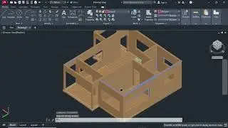 AutoCAD 3D House Roof Design | Hip Roof Modeling | Easy Tutorial for Beginners