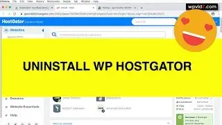Uninstall WordPress From HostGator Quick Installer Script & Uninstall Manually
