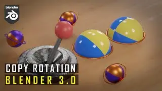 Tutorial: Use Copy Rotation Constraint In Blender