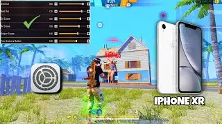 iPhone Xr free fire sensitivity 2026 ⚙️ | iPhone Xr free fire headshot setting ⚙️