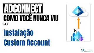 Como instalar o ADConnect com uma custom account