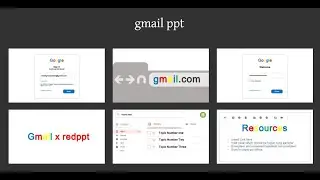 gmail inspired powerpoint template (free ppt)