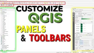 Customize the QGIS User Interface: Where to find panels and toolbars