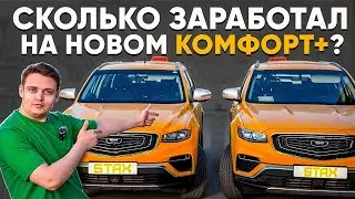 Яндекс такси Москва. Работа в тарифе Комфорт+ на новом belgee x70