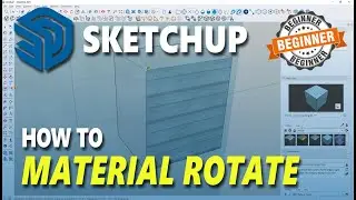Sketchup How To Rotate Material