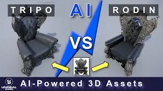 Tripo VS Rodin : Which AI 3D Tool for Unreal Engine ?