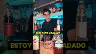 ⚠️ ¡ME HAN HUMILLADO CON ESTOS CÓCTELES! Solo quería un Negroni… #shorts #bartender