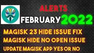 Magisk Manager 23 Hide Issue Fix | No Open Hide App | Magisk Safety net Fix | Magisk Hide Fix By GSM