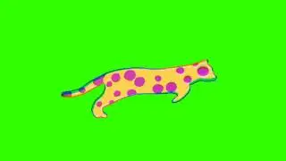 Leopard Running - Green Screen || By Green Screen Tutorial