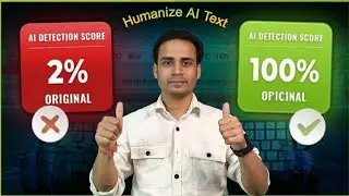 How to Humanize AI Content | AI Text to Human Text Convert | Bypass AI detection