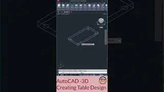 Quick Table Design in AutoCAD 3D | Easy Tutorial 