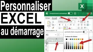 Customize Colors and Font at Excel Startup