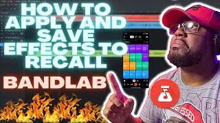 How to Apply and save effects in bandlab