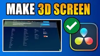 How To Make 3D SCREEN Effect In Davinci Resolve | 3D Screen Effect Davinci Resolve