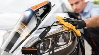 Experience 8000PA High Power Cleaning with FRESMOL Car Vacuum!,