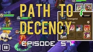 Summoners War: Path to Decency EP57 - New R5 & Necro team! Rank 10 in GW!