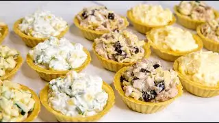 10 TARTLET FILLINGS for NEW YEAR'S 2025! - The Best APPETIZERS for the 2025 NEW YEAR'S TABLE