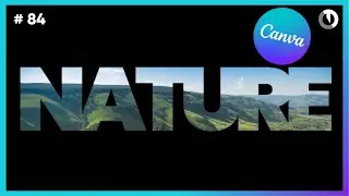How to put a photo inside text in Canva