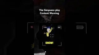 The Simpsons play Content Warning 