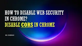 How to run Google Chrome without CORS?
