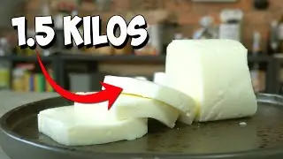 1.5 KG CHEDDAR CHEESE MADE FROM 1 LITER OF MILK – 5 ingredients this really does work! CHEDDER