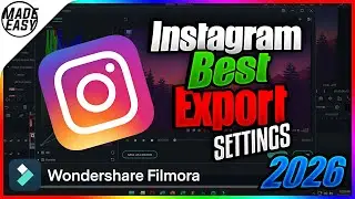 Best Export Settings for Reels! | Filmora 15 | 2026