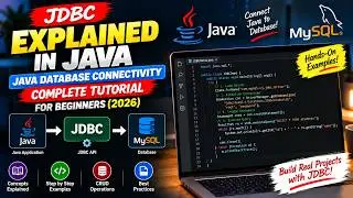 JDBC Explained in Java | Java Database Connectivity Complete Tutorial for Beginners (2026)