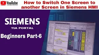 How to Switch through Button One Screen To another in Siemens HMI TIA Portal.