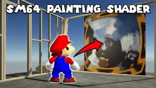 Making Mario 64's Painting Effect in Shader Graph and URP