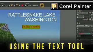 Text Tool - Corel Painter Tutorial