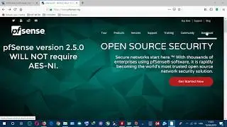 pfSense version 2.5.0 WILL NOT require AES NI capable CPUs