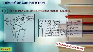 Theory of computation : NFA to DFA conversion by Direct Method | TOC | Lect 19