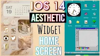 iOS 14 Update: How To Create An AESTHETIC Widget Home Screen ♡ (CUSTOMIZE IPHONE APPS)