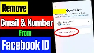 How to Remove Gmail and Phone Number From Facebook Account [2024 Update]