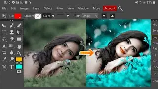 Photopea Editing Mobile 🌨 Photopea Snow Bluo Photo Editing