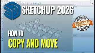Sketchup 2026 How To Copy And Move