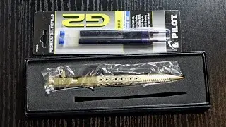 #amazonfinds  SMOOTHERPRO Solid Brass Bolt Action Pen Compatible with Pilot G2 Refill demonstration