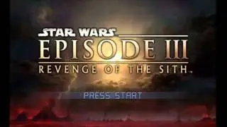 Star Wars: Episode 3 Revenge of the Sith Title Screen (Xbox, PS2)