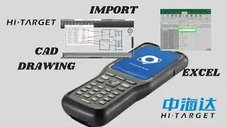 Import CSV Points and CAD Drawings into Hi-Survey Road with Hi-Target GPS