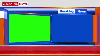 3D Animated Breaking News Bumper   Green Screen Video | HD