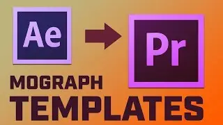 Create a Motion Graphics template for Adobe Premiere (.mogrt)