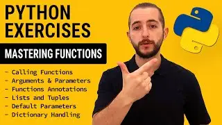 Python Exercise | Mastering Functions in Python | Beginner Level | With Challenges Application