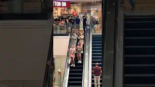 Dancing on the ESCALATOR w/ @merrickhanna 👀😳🤣 | Triple Charm