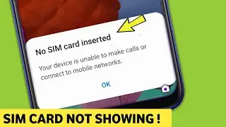 How to Fix No SIM Card Inserted , Invalid SIM, Or SIM Card Failure Error on Samsung Galaxy A & M