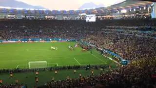 Hinos das seleções de Equador e França Copa do Mundo 2014 - Maracanã