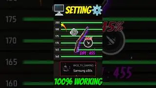 Free Fire Headshot setting 2025 ⚡ Best Sensitivity Settings ⚙️| Sensitivity + Hud Settings Free Fire