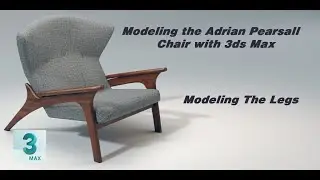 Modeling The Adrian Pearsall Chair Legs with 