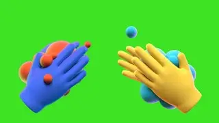 Hand washing green effects - Washing Hand Animation