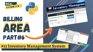 🔥#13 How to Create Inventory Management System with Database in Python | 0 to Hero Course | Billing🔥