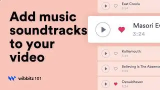 Add music soundtracks to your video